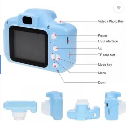 KIDS DIGITAL CAMERA WITH GAMES