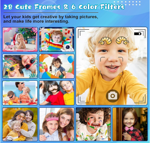 KIDS DIGITAL CAMERA WITH GAMES