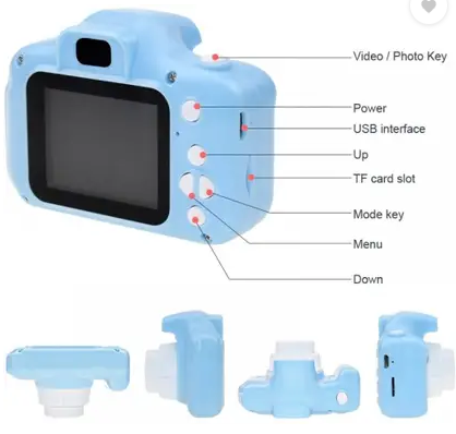 KIDS DIGITAL CAMERA WITH GAMES