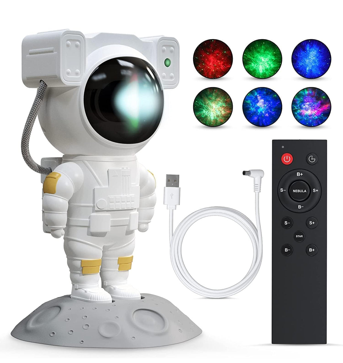 Astronaut Galaxy Projector 360 Degree